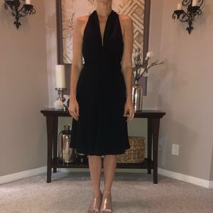 WHBM Little black Halter dress.